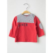 3 POMMES - T-shirt rouge en coton - Garçon - Taille TU - Modz