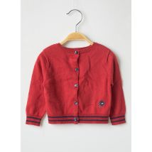 ABSORBA - Gilet manches longues rouge en coton - Fille - Taille TU - Modz