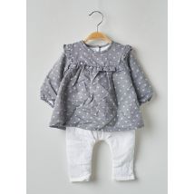 ABSORBA - Ensemble pantalon gris en coton - Fille - Taille TU - Modz