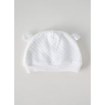ABSORBA - Bonnet blanc en coton - Enfant - Taille TU - Modz