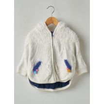 CATIMINI - Polaire blanc en viscose - Fille - Taille TU - Modz