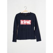 G STAR - T-shirt bleu marine en coton - Fille - Taille TU - Modz