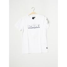 G STAR - T-shirt blanc en coton pour garçon - Taille 10 A - Modz