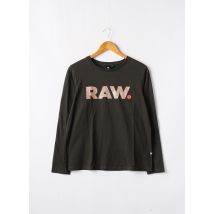G STAR - T-shirt vert en coton - Fille - Taille TU - Modz