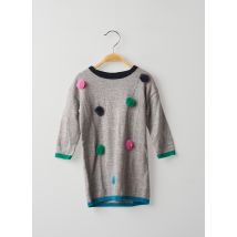 CATIMINI - Robe pull gris en polyamide - Fille - Taille TU - Modz