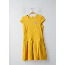 CATIMINI - Robe mi-longue jaune en coton - Fille - Taille TU - Modz