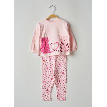 CATIMINI - Ensemble pantalon rose en coton - Fille - Taille TU - Modz