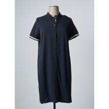 DEVERNOIS - Robe mi-longue bleu en viscose - Femme - Taille 42 - Modz