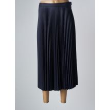 DEVERNOIS - Jupe mi-longue bleu en polyester - Femme - Taille 44 - Modz