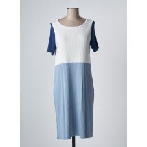 DEVERNOIS - Robe mi-longue bleu en acrylique pour femme - Taille 40 - Modz