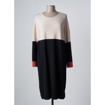 DEVERNOIS - Robe mi-longue noir en viscose - Femme - Taille 44 - Modz