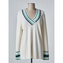 DEVERNOIS - Pull blanc en acrylique - Femme - Taille 38 - Modz
