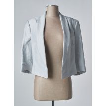 DEVERNOIS - Veste casual gris en lin - Femme - Taille 36 - Modz