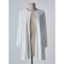DEVERNOIS - Veste casual blanc en viscose - Femme - Taille 42 - Modz