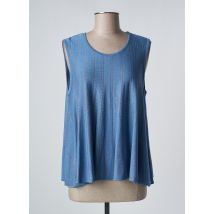 DEVERNOIS - Débardeur bleu en viscose - Femme - Taille 42 - Modz
