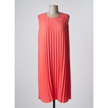 DEVERNOIS - Robe mi-longue rose en polyester pour femme - Taille 38 - Modz