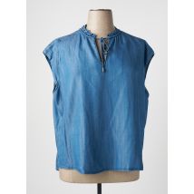 DEVERNOIS - Blouse bleu en tencel - Femme - Taille 38 - Modz