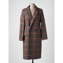 DEVERNOIS - Manteau long bleu en laine - Femme - Taille 38 - Modz