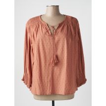 DEVERNOIS - Blouse rose en coton pour femme - Taille 44 - Modz