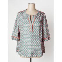 DEVERNOIS - Blouse orange en viscose - Femme - Taille 38 - Modz