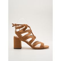 I LOVE SHOES - Sandales/Nu pieds marron en textile - Femme - Taille 40 - Modz