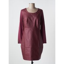 MALOKA - Robe mi-longue rose en viscose - Femme - Taille 38 - Modz