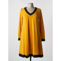 PAUL BRIAL - Robe mi-longue or en polyester - Femme - Taille 40 - Modz