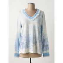 PAUL BRIAL - Pull bleu en polyester - Femme - Taille 36 - Modz