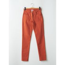 PAUL BRIAL - Pantalon slim orange en coton - Femme - Taille 46 - Modz