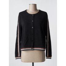 MALOKA - Gilet manches longues noir en polyester - Femme - Taille 38 - Modz