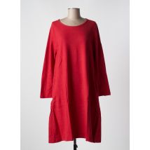 G!OZE - Robe mi-longue rouge en coton - Femme - Taille 40 - Modz
