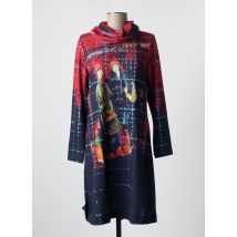 MALOKA - Robe mi-longue rouge en polyester - Femme - Taille 38 - Modz