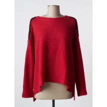 MALOKA - Pull rouge en acrylique - Femme - Taille 38 - Modz