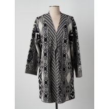 DIANE LAURY - Gilet manches longues ecru en polyester - Femme - Taille 44 - Modz