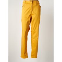 DIANE LAURY - Pantalon slim jaune en coton - Femme - Taille 54 - Modz