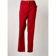 DIANE LAURY - Pantalon slim rouge en coton - Femme - Taille 54 - Modz