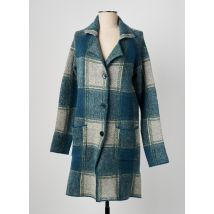 DIANE LAURY - Manteau long bleu en acrylique - Femme - Taille 38 - Modz