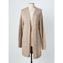 JULIE GUERLANDE - Gilet manches longues marron en autre matiere - Femme - Taille 44 - Modz