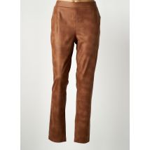 DIANE LAURY - Jegging marron en polyester - Femme - Taille 48 - Modz