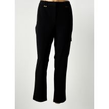 JULIE GUERLANDE - Pantalon droit noir en polyester - Femme - Taille 40 - Modz