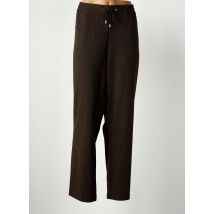 DIANE LAURY - Pantalon droit marron en polyester - Femme - Taille 38 - Modz