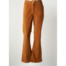 JULIE GUERLANDE - Pantalon flare jaune en coton - Femme - Taille 38 - Modz