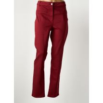 JULIE GUERLANDE - Pantalon slim rouge en viscose - Femme - Taille 48 - Modz