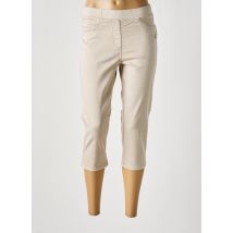 CONCEPT K - Pantacourt beige en coton - Femme - Taille 38 - Modz
