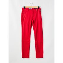 DELAHAYE - Pantalon chino rouge en coton - Homme - Taille 38 - Modz