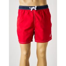 DELAHAYE - Short de bain rouge grenat en polyamide - Homme - Taille 3XL - Modz