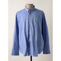 DELAHAYE - Chemise manches longues bleu en coton - Homme - Taille M - Modz