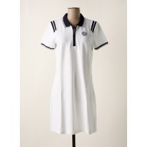 DELAHAYE - Robe mi-longue blanc en coton - Femme - Taille 44 - Modz
