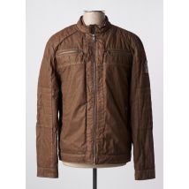 DELAHAYE - Blouson marron fonce en coton - Homme - Taille XL - Modz