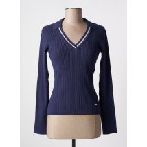 DELAHAYE - Pull bleu nuit en viscose - Femme - Taille 44 - Modz
